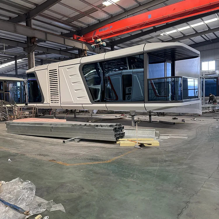 Removable portable prefabricated housing modular mobile modern luxury hotel vacation home prefabricated spacecraft