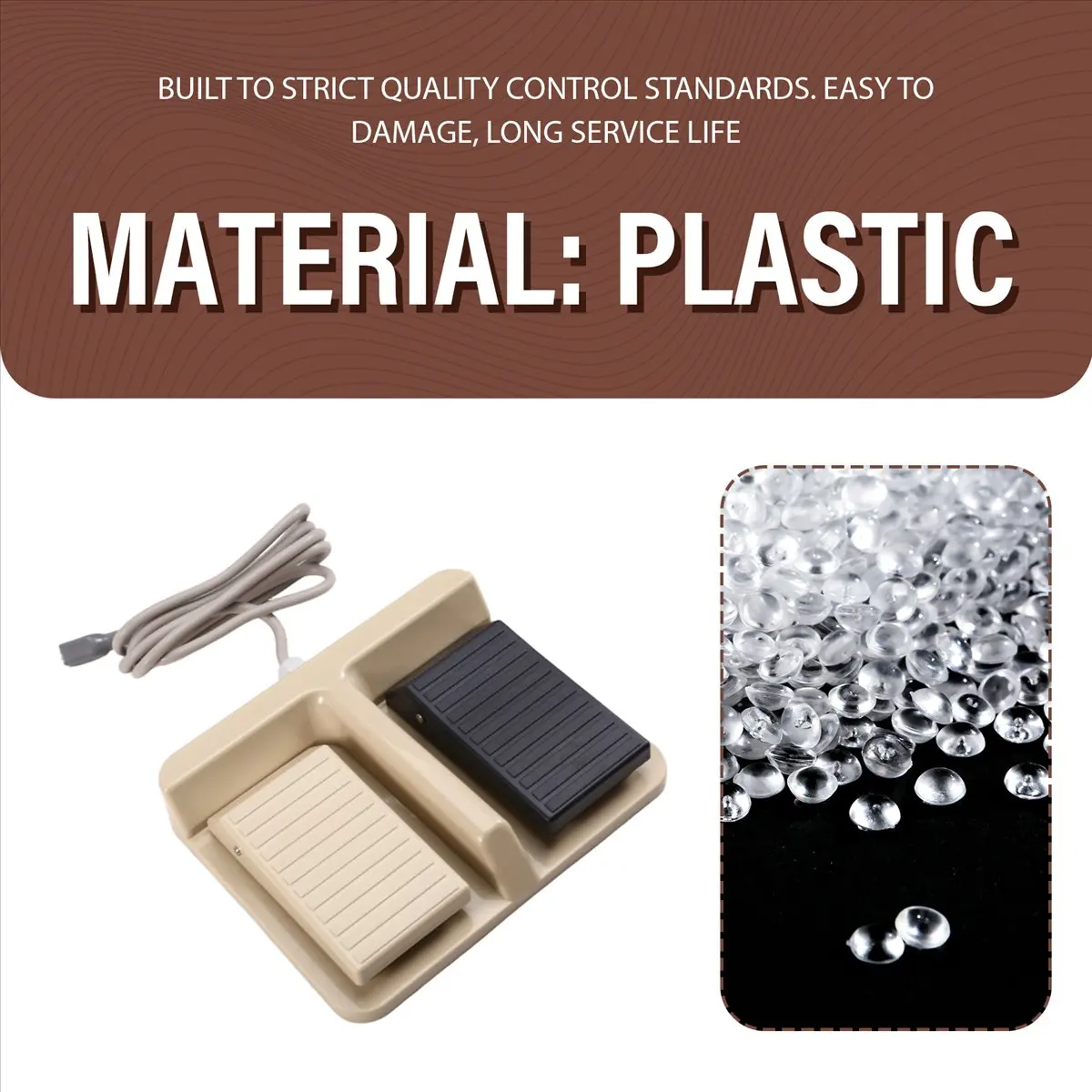 ★♠♥Y2208A Hot Sale-Computer Pedal Foot Switch Connection Line Assembly Split Pattern Machine Pedal Foot Switch Integrated Plug