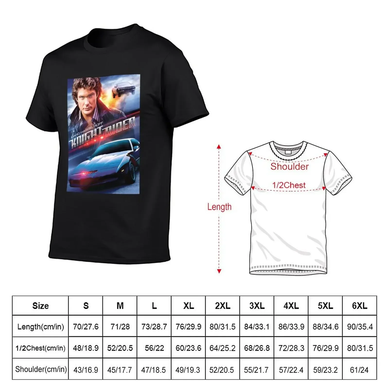 THE FANTASTIC CAR - KNIGHT RIDER T-Shirt customizeds cotton graphic tees sweat shirts, men