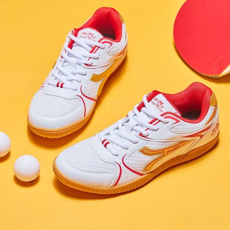 

Luxury Brand Table Tennis Shoes For Men Women Hard-Wearing Badminton Shoe Unisex Red Blue Gym Training Shoes Indoor Sports Shoe
