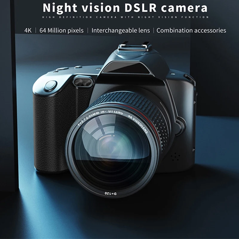 【スーパーディール】プロフェッショナルデジタルカメラ HD 4K カメラ デジタル WIFI カメラ 16X ズームナイトビジョンカメラ マイク付き