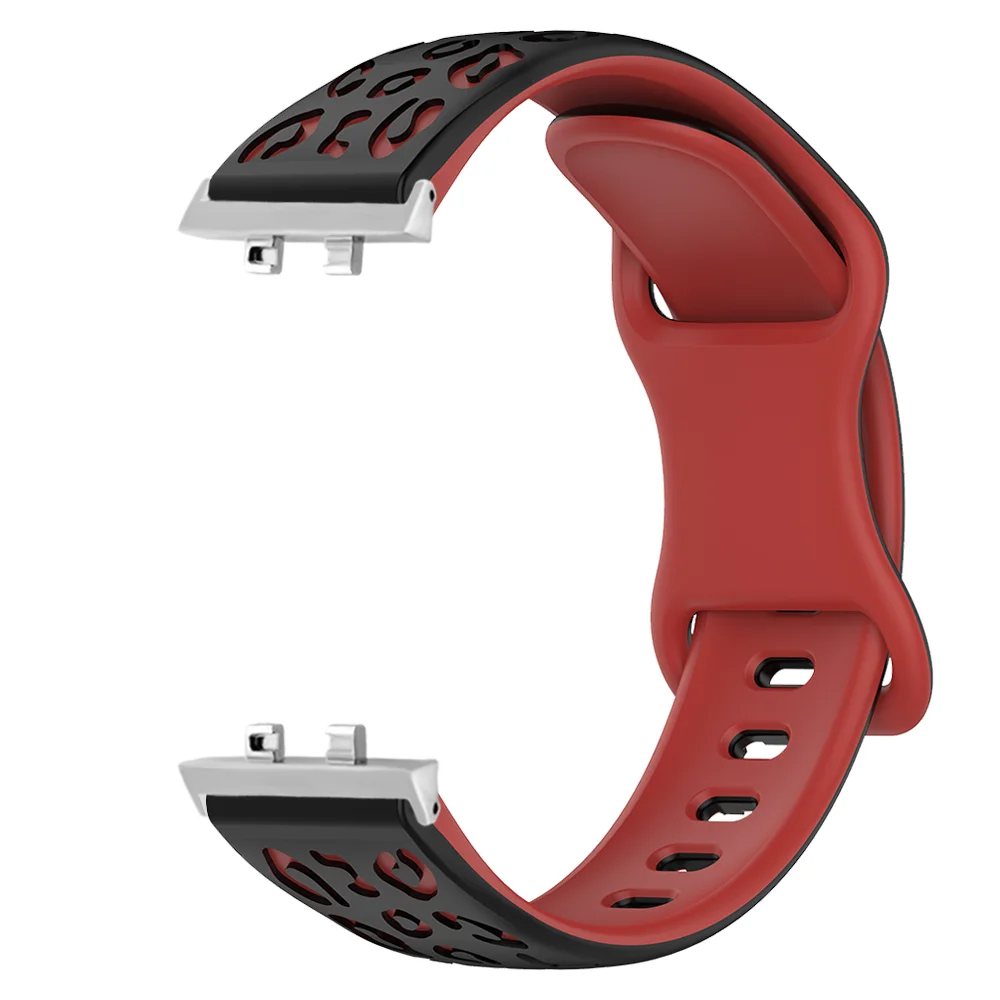 

Leopard Print Watch Strap For OPPO Watch 3/3Pro Quick Release Waterproof Silicone Adjustable Sport Smart Watchband Men Women