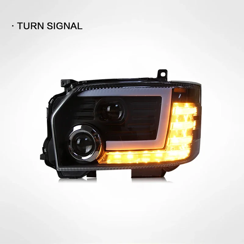 

Car LED Headlight Light Assemblies For Toyota Hiace 2014-2018 Auto Fog DRL Brake Turn Signal Lamp Plug and Play