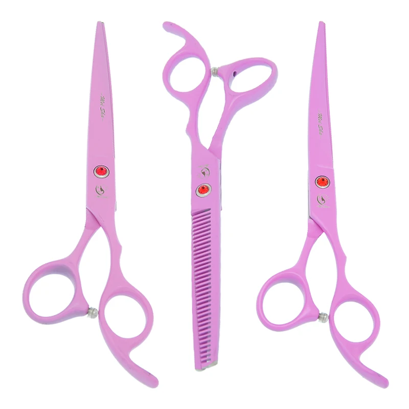 

Meisha 7 inch Pet Grooming Scissors Comb Forceps Straight Animals Hair Cutting Thinning Shears Curved Dog Cat Clippers B0035A