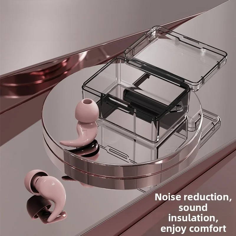 New Silicone Noise Canceling Earplugs - Waterproof for Swimming & Sleeping, Interchangeable Fish-Shaped Tips