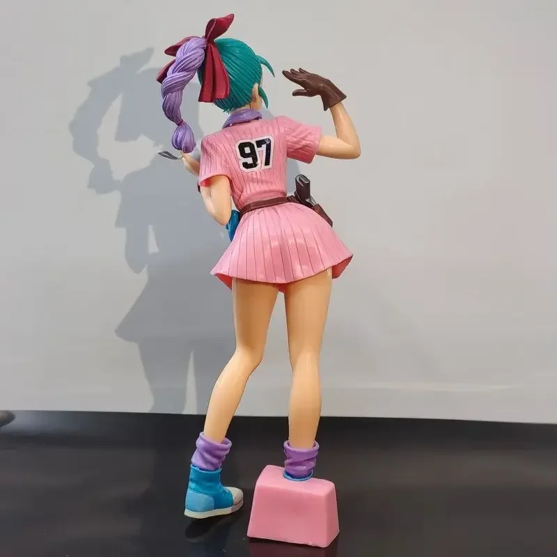 Figura de Anime de Dragon Ball Bulma Girls Series, modelo de posición de pie, adornos de escritorio de Pvc, juguete de animación, regalo de cumpleaños