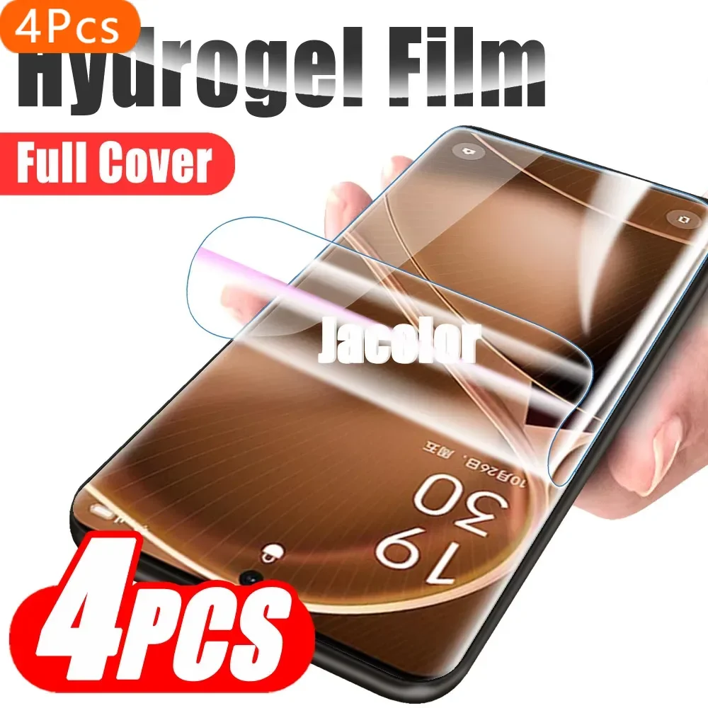 4 قطعة حامي جل الشاشة ل ممن لهم البحث X6 X5 X3 X2 برو سلامة هيدروجيل فيلم ل ممن لهم FindX6 X6Pro X5Pro X 6 غير الزجاج المقسى