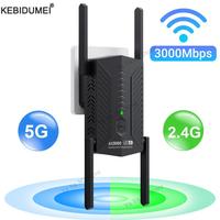 3000Mbps Wireless WiFi Repeater Wi-fi 6 Signal Booster 5G 2.4G WiFi Extender Router Long Range Amplifier For Home Office