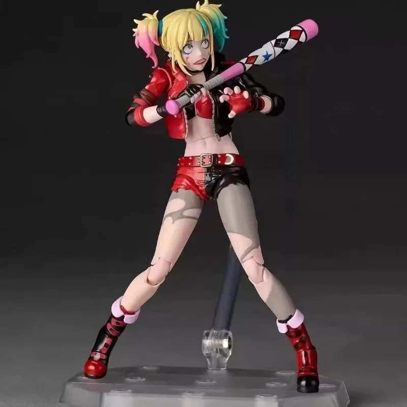 Task Force X Amazing Yamaguchi Revoltech Harley Quinn Suicide Squad From Another World KO Action Figure Model Collectible Toy view 4