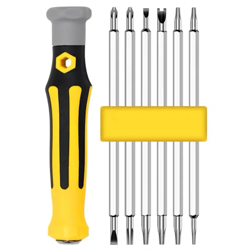 12PCS Mini Precision Screwdriver Repair Tool Set for Electronic Toy Computer Watch Phone Eyeglasses Jewelry Shaver Circuit Board