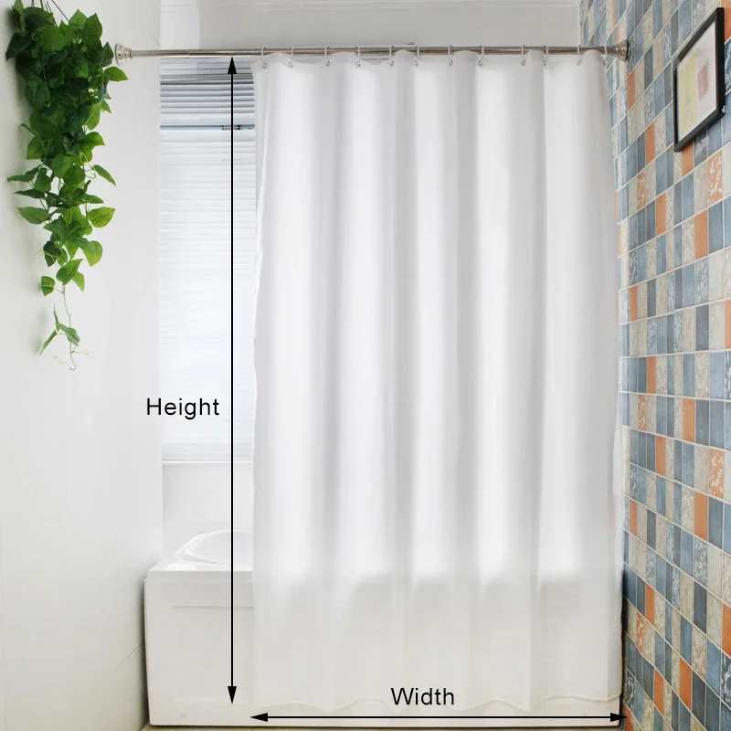 Waterproof Shower Curtain Liner PEVA Bathroom shower Curtains Green Leaves Design Bath Curtain With Hooks Whole Sale New Fashion