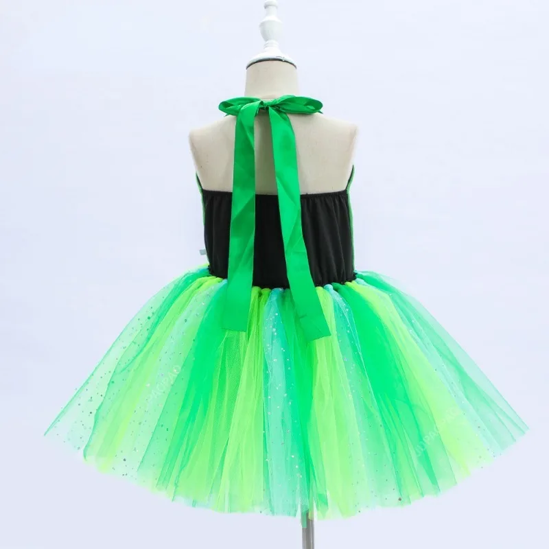 Mädchen Dschungel Tier Tutu Kleid für Halloween Kostüm Zoo Cosplay Kinder Krokodil Frosch Affe Geburtstags feier Performance Kleider