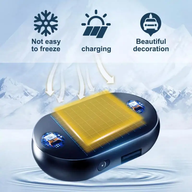 Electromagnetic Car Snow Removal Device Antifreeze Snow Removal Instrument Solar Car Snow Remover Defroster Windshield De Icer