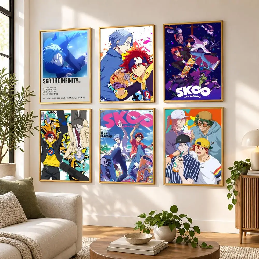 Anime Boy S-Sk8 The Infinity Poster HD art sticky wall waterproof home living room bedroom bar aesthetic decoration