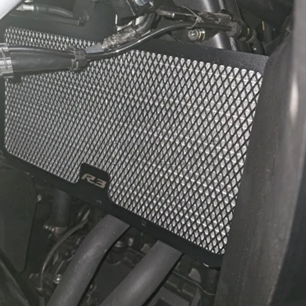 

2023 2024 Motorcycle YZFR3 Radiator Guard Grill Protector Cover For Yamaha YZF R3 YZF-R3 2015 2016 2017 2018 2019 2020 2021 2022