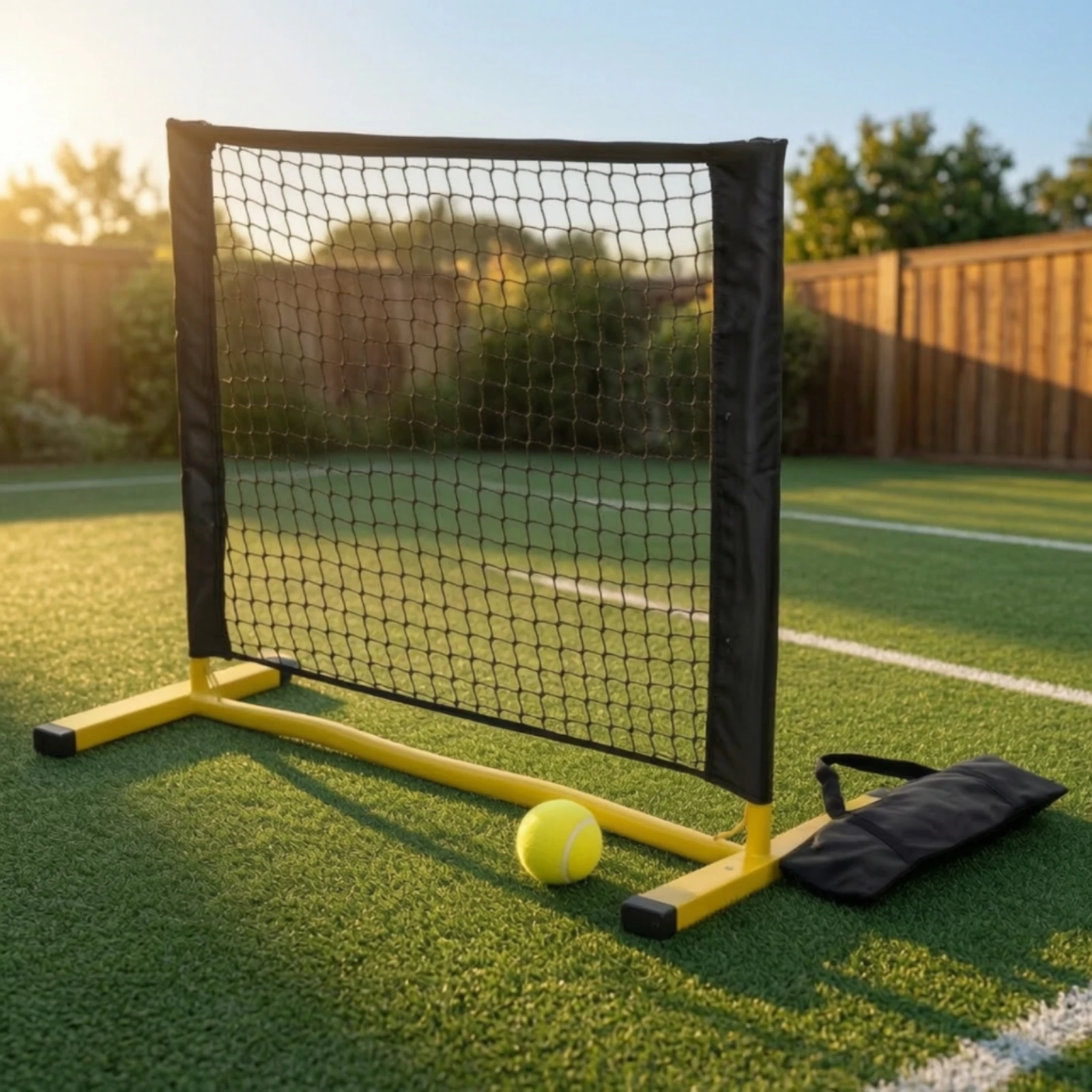 Adjustable Height Pickleball Net with Carrying Bag Lightweight Training Net Tool Free Assembly for Indoor or Outdoor Practice 6