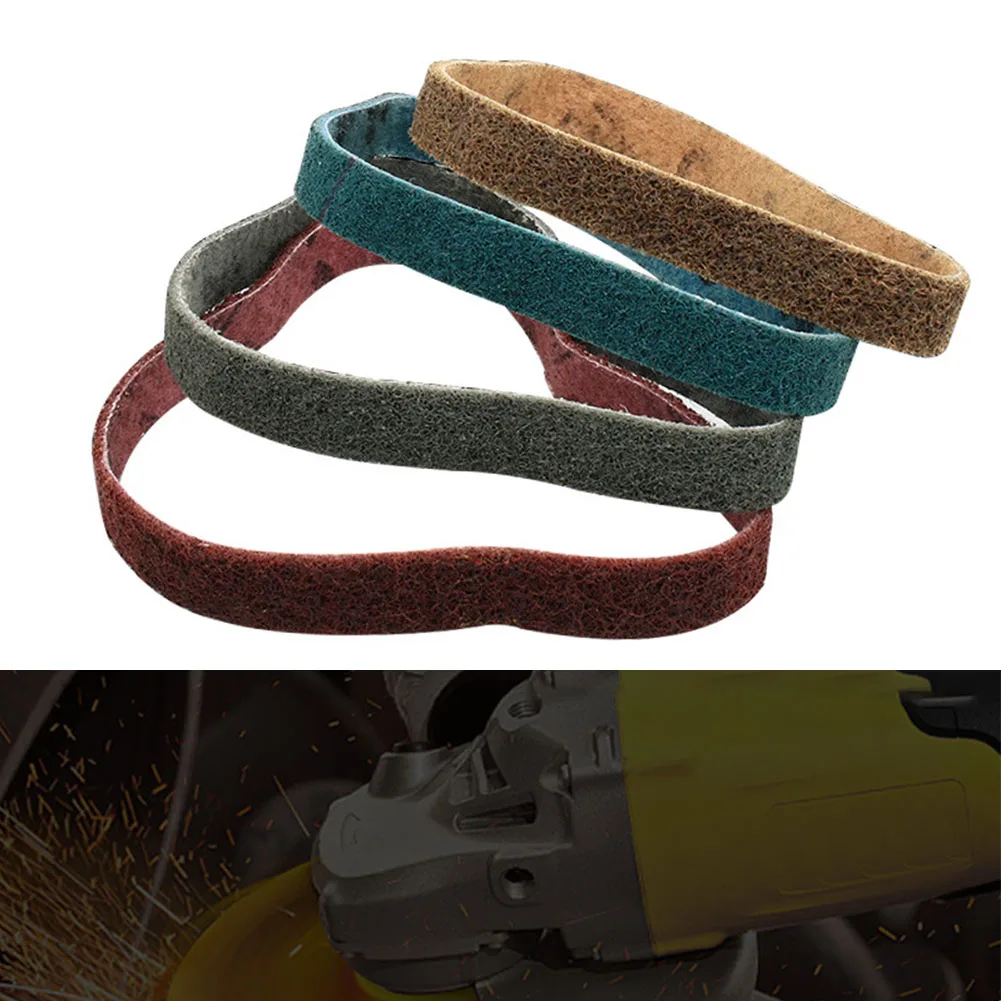 High Efficiency Nylon Sanding Belt 533x30mm For Stainless Steel Deburring And Grinding With Abrasion Removal