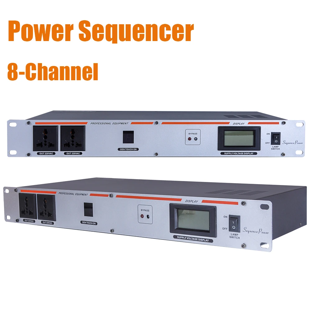 Leicozic 1028B 8 Channel Power Sequencer Controller Professional Sound System Pro Audio Equipo De Sonido