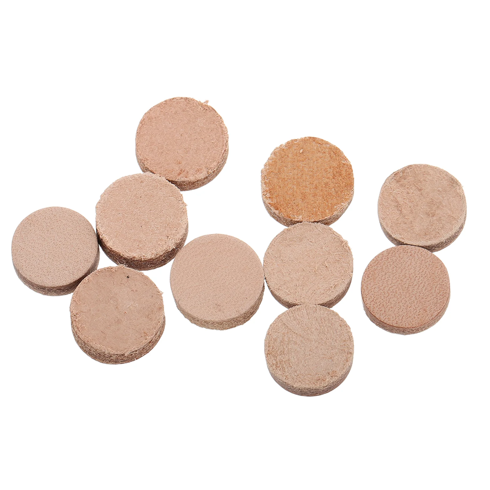 

10 Pcs Pool Cue Billiard Tip Grip Repair Kit Single Layer Billiards Tips Khaki Cues Replacement