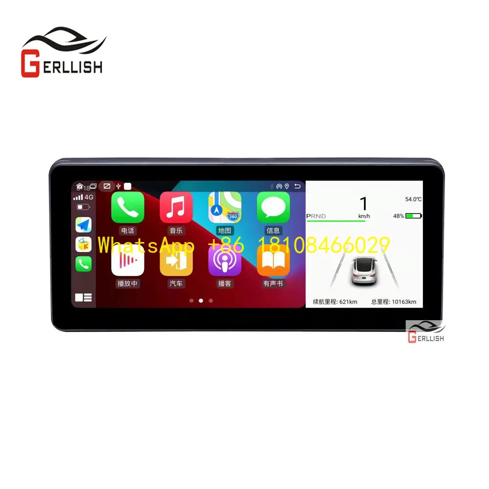 

Gerllish Multifunction Car Digital Dashboard Speedometer for Model M3 Model 3 Model Y with Android System Multi-function