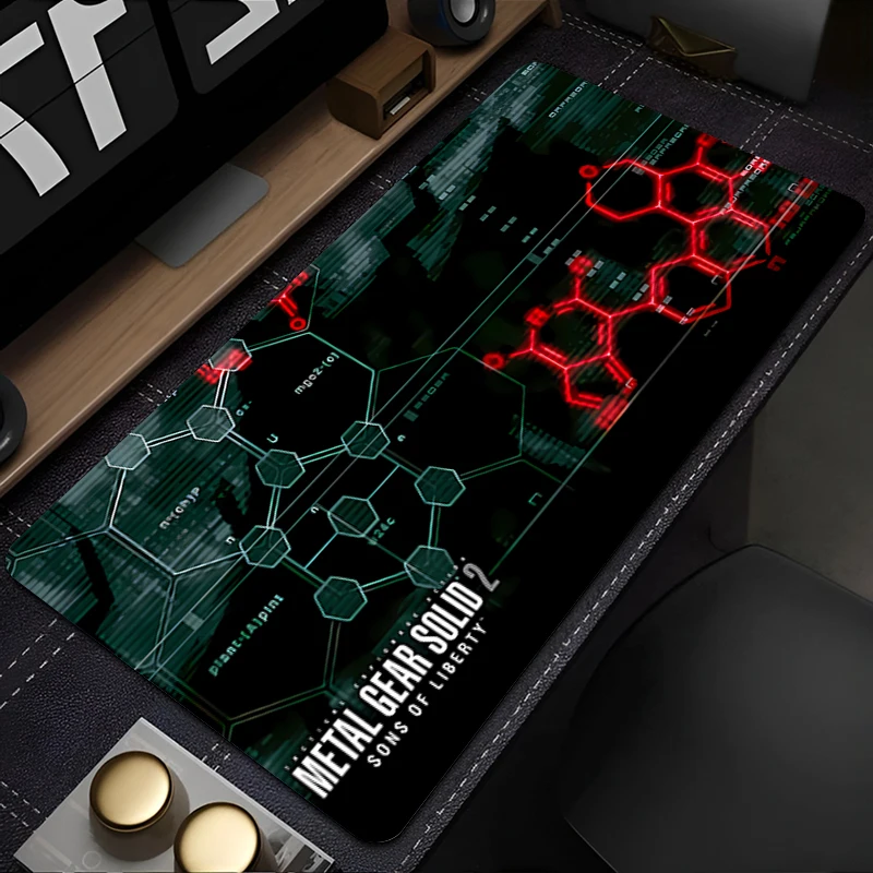 Mouse Pad Laptop Non-slip Esports M-metal Gear Solid Office Laptop Desk Mat Game Player Mousepad PC Accessories Keyboard Pad