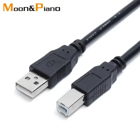 HOT!1pcs  cheap price USB 2.0 3.0 A Male To B Male Data Charging Printer USB Cable USB 2.0 Printer Cable 1.5/3/5m