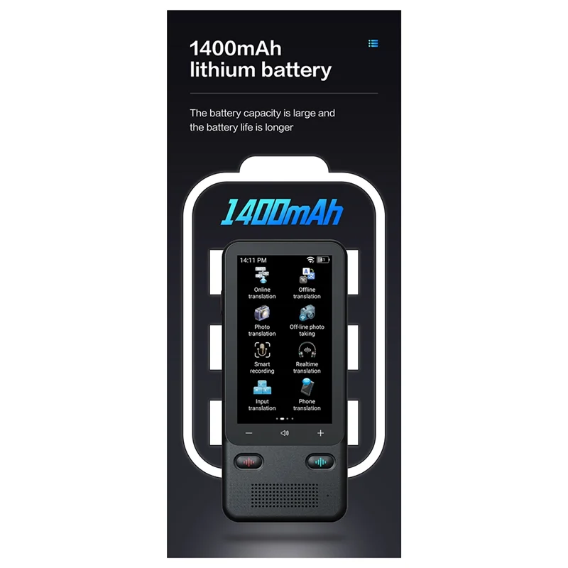 

M13K-New T18PRO Portable Audio Translator 138 Language Smart Translator Offline In Real Time Smart Voice AI Photo Translator