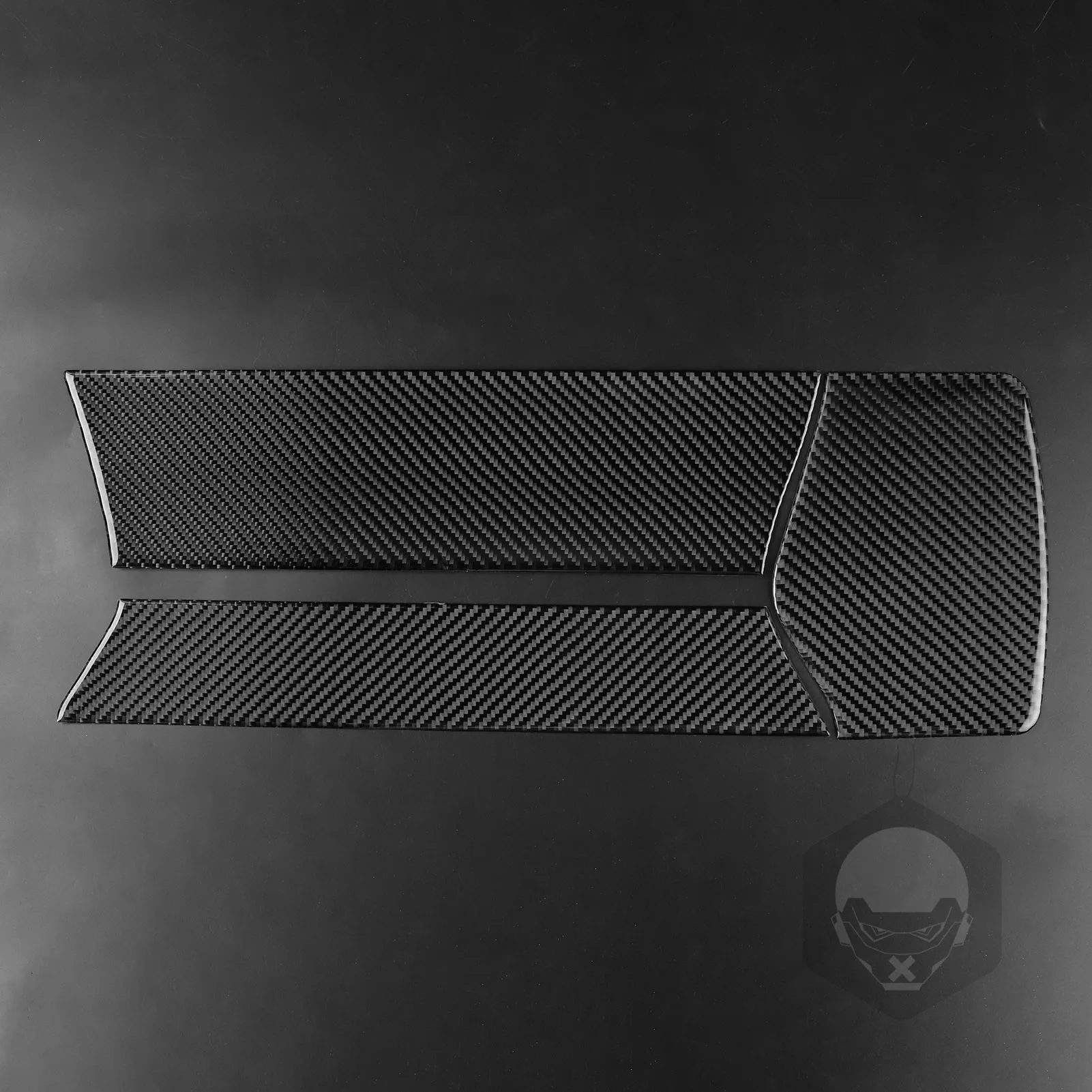 ألياف الكربون الحقيقية اكسسوارات السيارات مركز مسند الذراع الزخرفية غطاء ناعم ملصق لسيارات BMW Z4 G29 2019 2020 2021 2022 2023 2024 #6