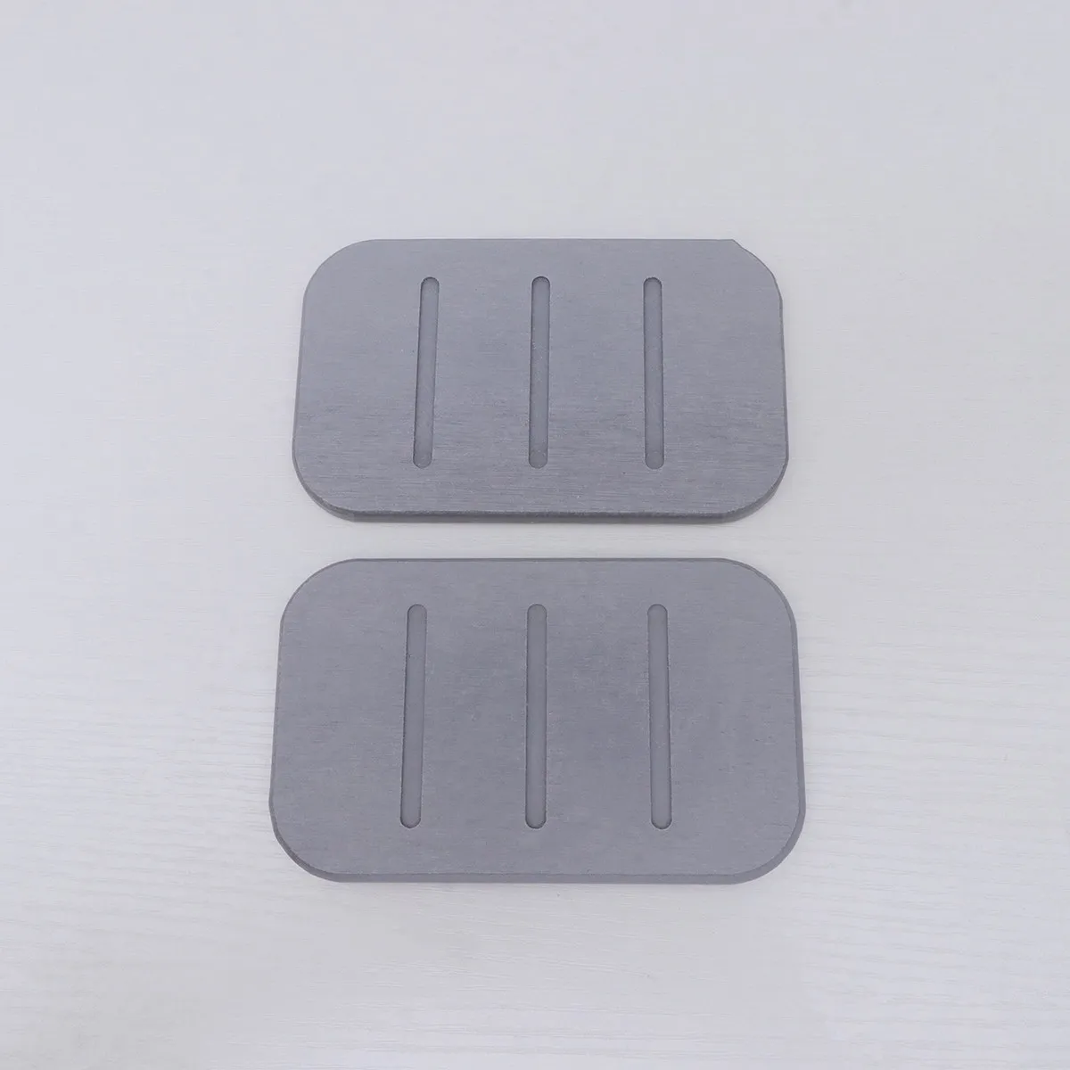 

Набор из 2-х противоскользящих подставок для мыла из диатомита: быстросохнущие, впитывающие воду, для ванной и кухни, защитный коврик, серый