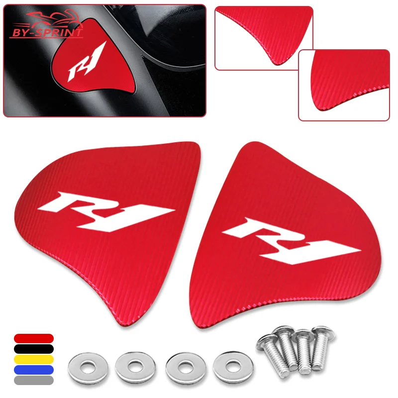 NEW r1 Windscreen Mirror Cap Motorcycle CNC Mirror Driven Hole Protection Cover For YZF-R1 R1 R1M 2020-2026