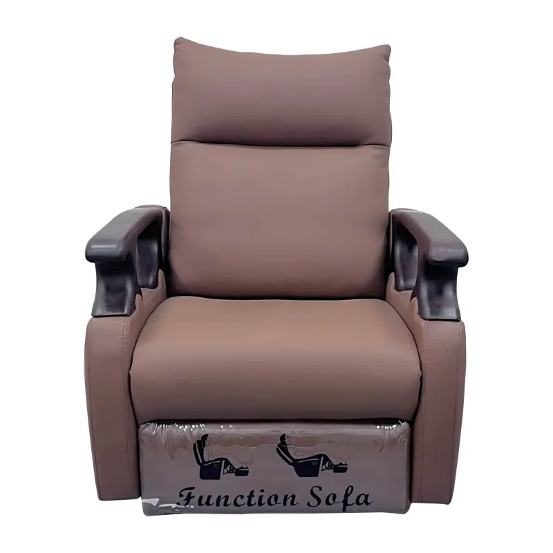 Electric PU Leather Sofa Set-Modern Hospital & Living Room Convertible Recliner Sofa