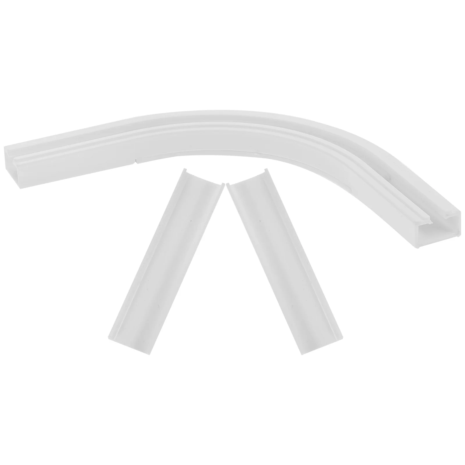 

Curtain Track Turner Ceiling Rail Plastic Corner Rods Connectors Easy Installation Materials Smooth Angle Beautiful Fit