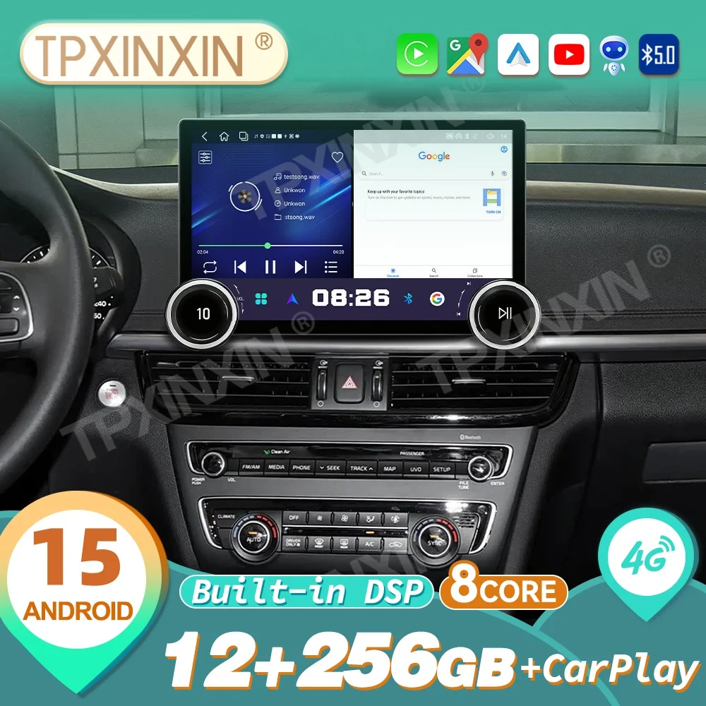For Kia K5 Optima JF 2016~2019 Android Auto Wireless Carplay Car Multimedia Radio Player GPS Navigation Stereo Unit 4G WiFi