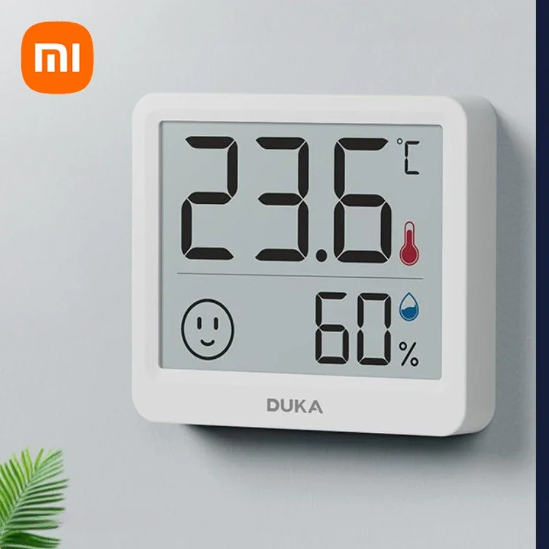 XIAOMI DUKA 2.5 pollici LCD elettronico digitale misuratore di umidità della temperatura termometro per interni igrometro sensore della stazione