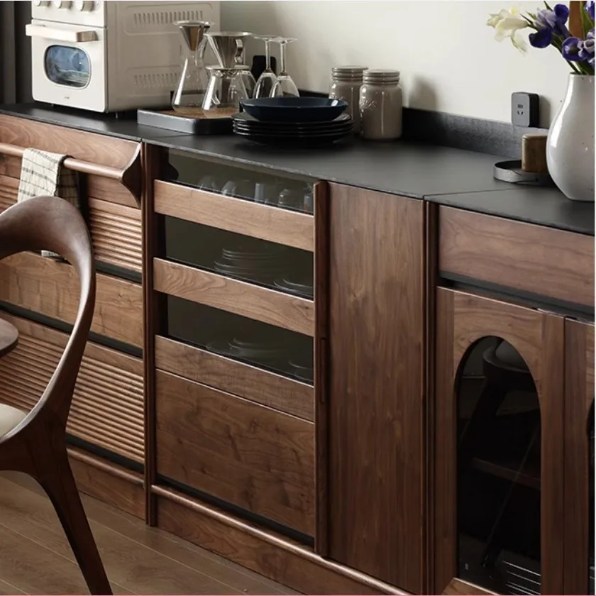 

Customizable North American Edge Vintage Restaurant Solid Wood Slate Storage Cabinet