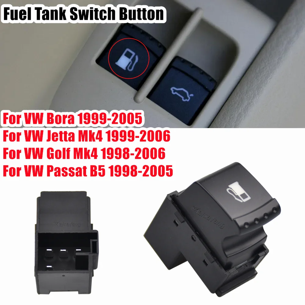 OE Replacement 4 Pins Trunk Fuel Tank Gas Door Release Switch For VW Bora Jetta Golf Mk4 Passat B5 1J0959833A