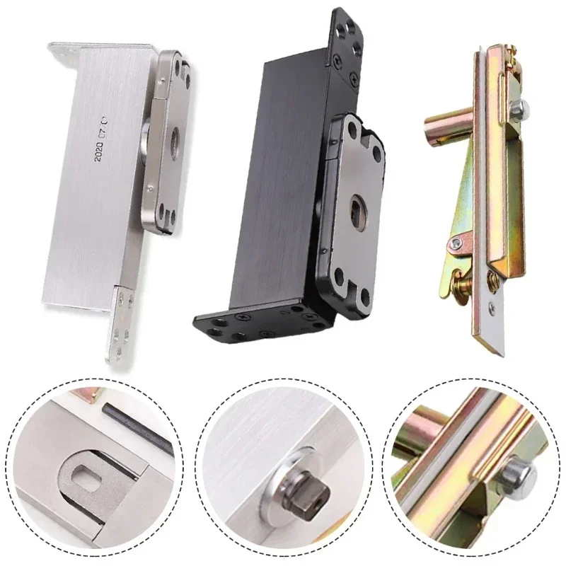 

Conceal Heavy Door Pivot Hinges Rotating Shaft Spring Hinges 90 Degree Positioning Hydraulic Automatic Hinge Invisible Rotating