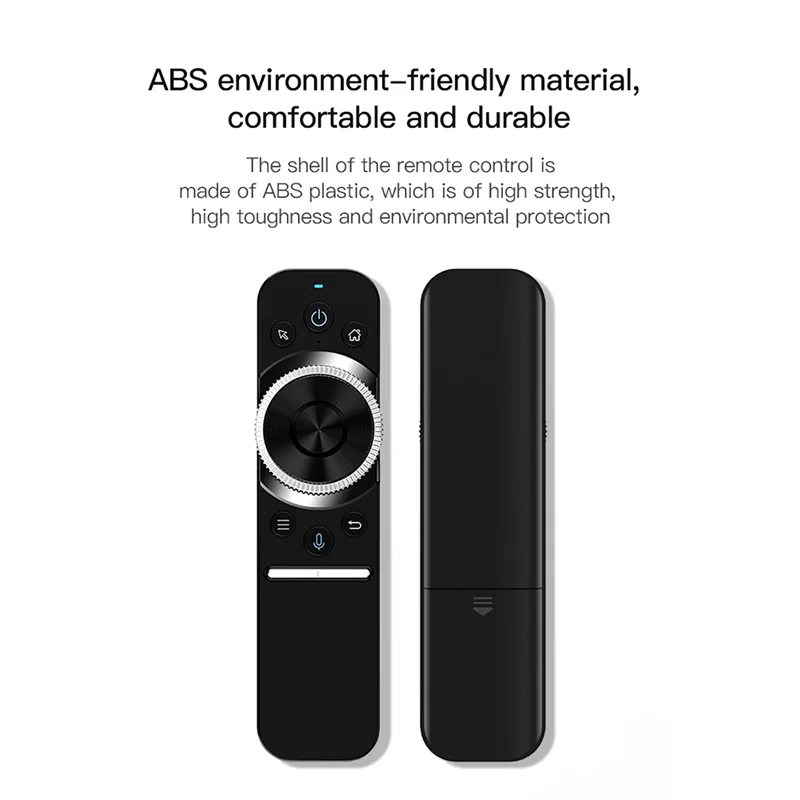 GO-W1S Air Mouse 2.4G Wireless Voice Remote Control IR Learning Gyroscope For Android Window Linux OS For TV BOX PC Laptop