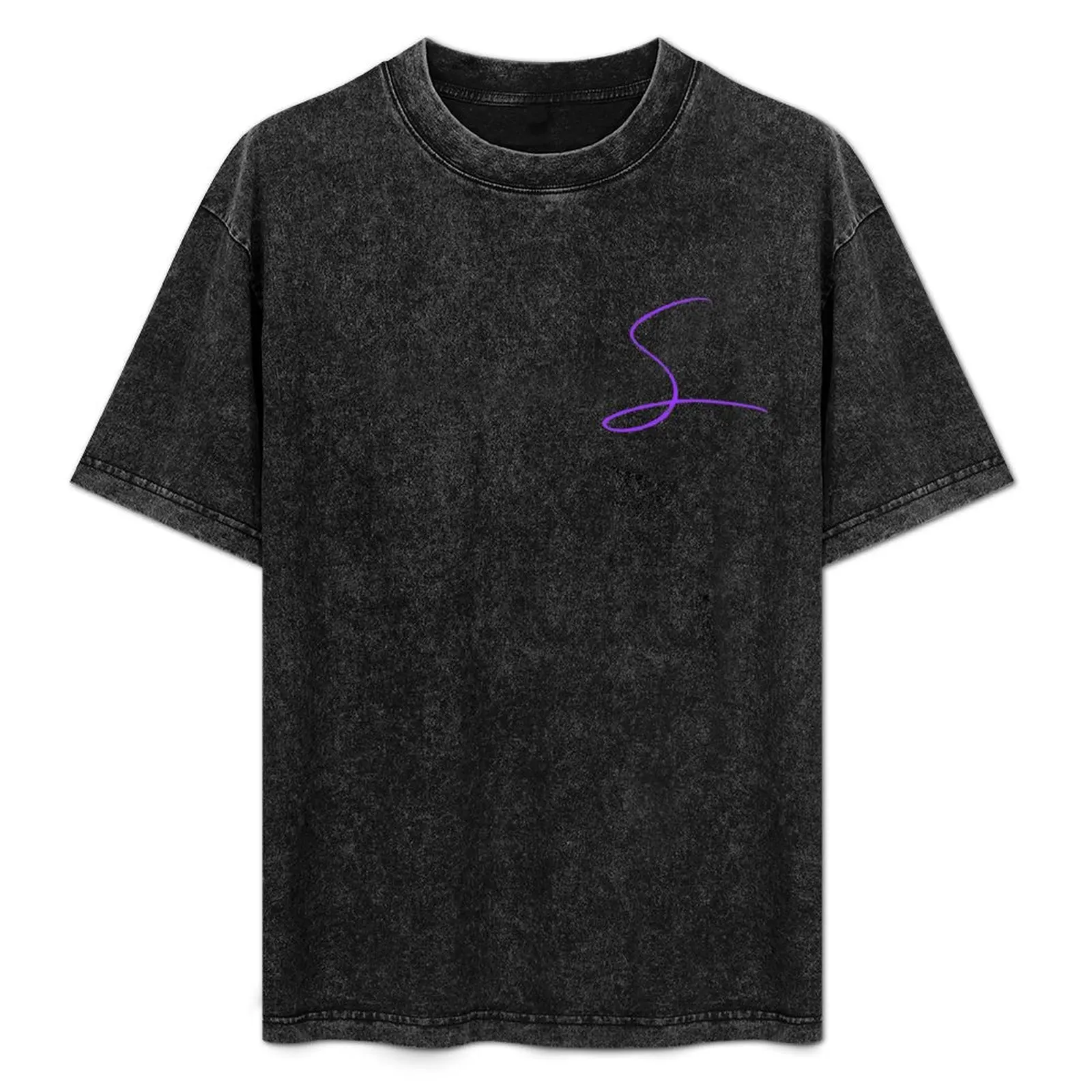 

S Monogram (purple Hand) T-Shirt Aesthetic clothing graphic t shirts street wear cute tops mens designer clothes