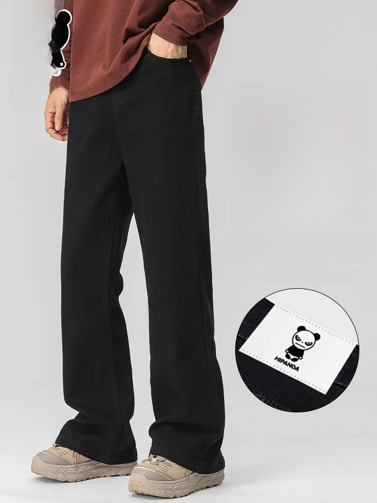 

HiPanda Hello Panda весенние свободные прямые джинсы мужские удобные классические американские длинные брюки молодежная мода