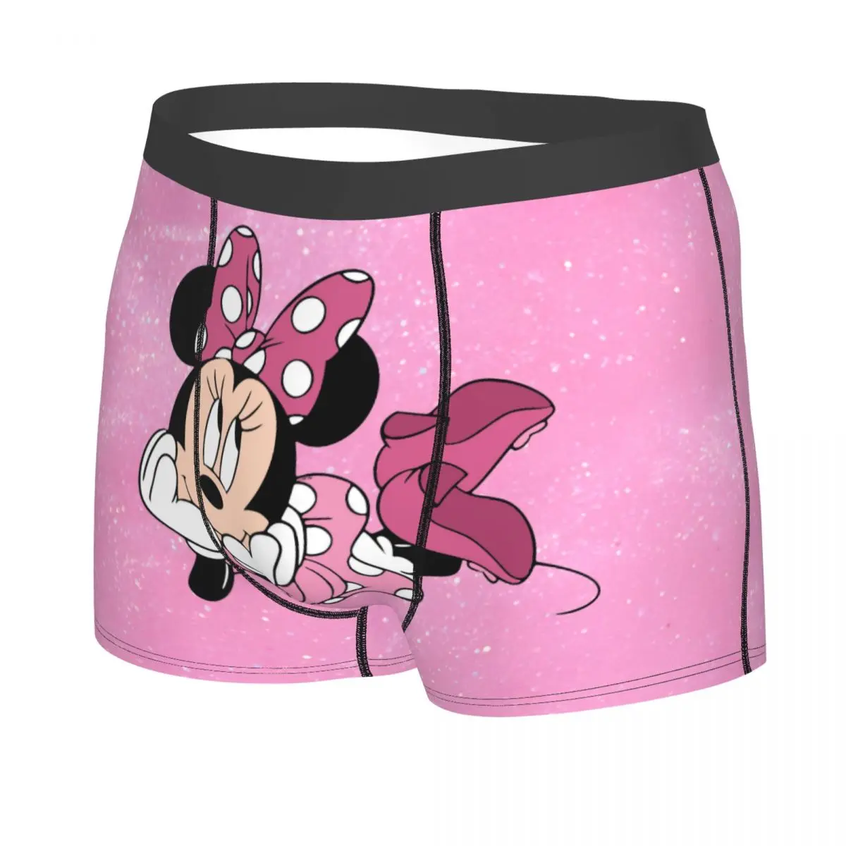 Male Fashion Mickey Mouse Underwear Boxer Briefs Soft Shorts Panties Underpants