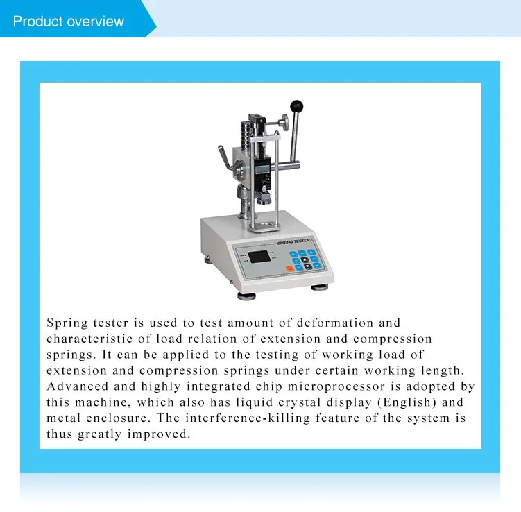 ATH-1000N Spring Tension Strength tensile test Compression Load Testing Machine