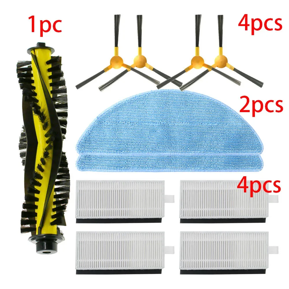 

Side brush + Filter + Mop + Roller Brush for Mamibot Exvac660 650 Robot Vacuum Cleaner Replacement Kit