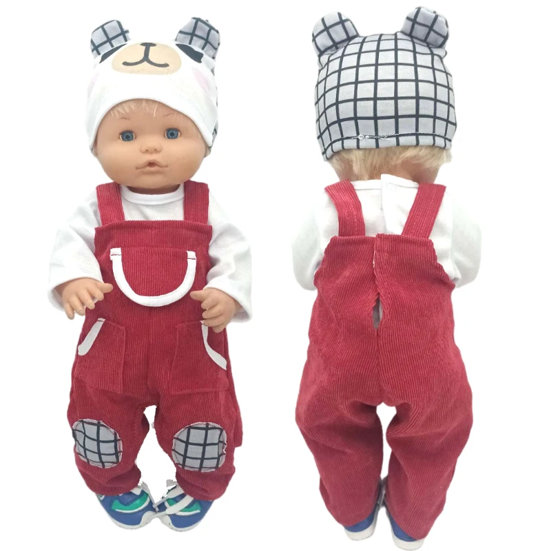 40cm Reborn Baby Doll maglione di coniglio vestiti 16 pollici la bambola Nenucol indossa il Costume dei giocattoli del regalo dei bambini