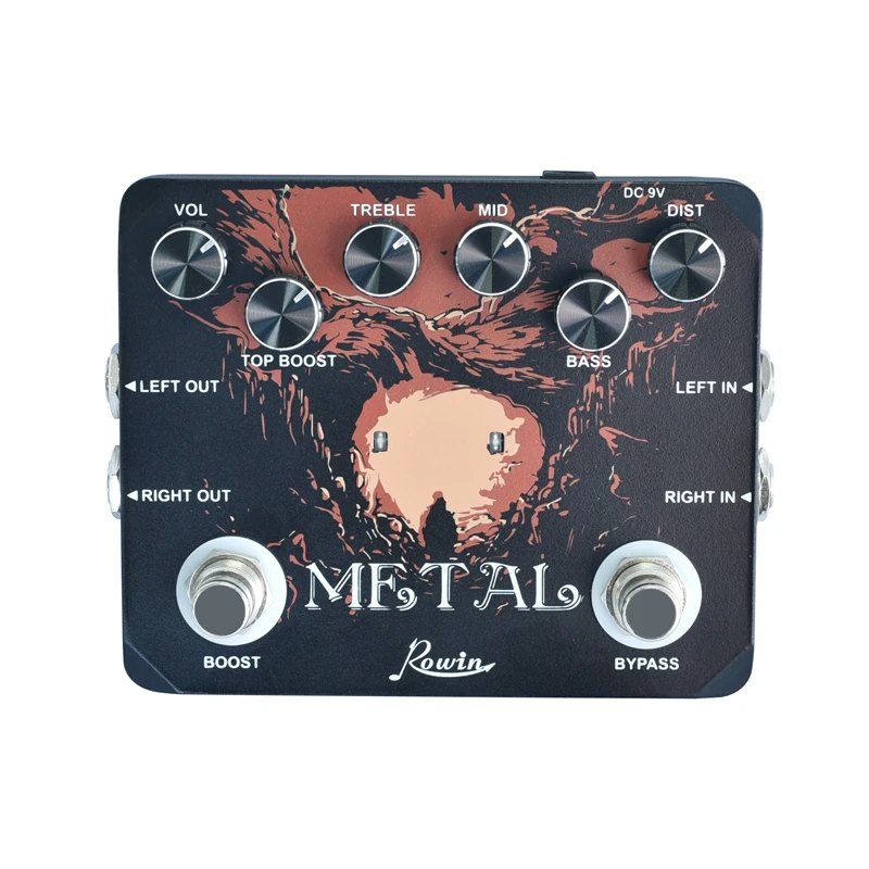 

LTL-03 Metal Multifunctional Sound Effect Pedal Ture Bypass &Amp; Earphone Useable Output