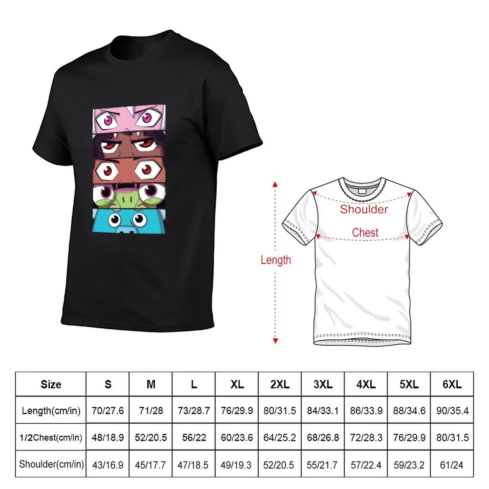 New Kipo Eyes T-Shirt Short sleeve tee korean fashion sweat shirts mens t shirts pack