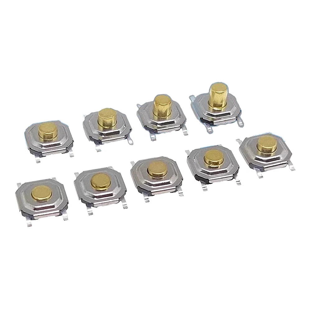 1500–5000 Stück/Rolle, 5,2 x 5,2 mm, Metall-Messingkopf, taktiler Schalter, wasserdicht, staubdicht, SMD, 4-polig, 4 x 4 mm, Licht-Touch-Mikroschalter – Detail 11