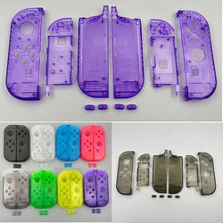 For Replacement Clear Transparent Shell Cover SL SR Buttons for Nintendo Switch NS Joy Con Controller