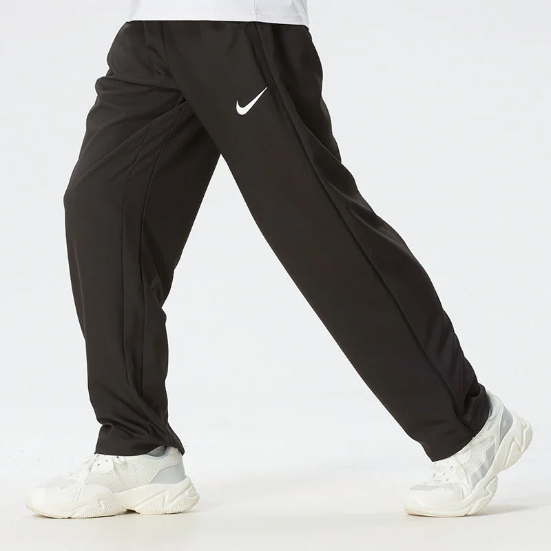 Nike Men Women Unisex Woven Sports Long Pants, New Style Casual Running Trousers, Lightweight Outdoor Athletic Pants IZ8441-010
