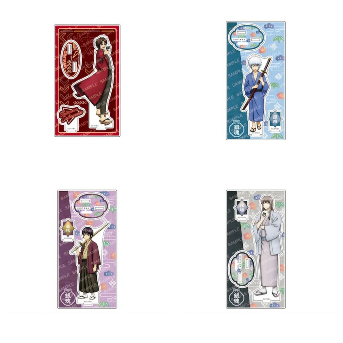 CLASSIC Hot Bookshelf Decoration 15CM Anime Gintama Figure Peripheral Collection Acrylic Stand Model Decorations Gifts Keychain